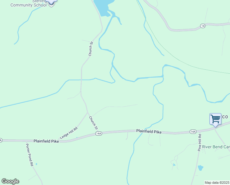 map of restaurants, bars, coffee shops, grocery stores, and more near 7 Logans Way in Sterling