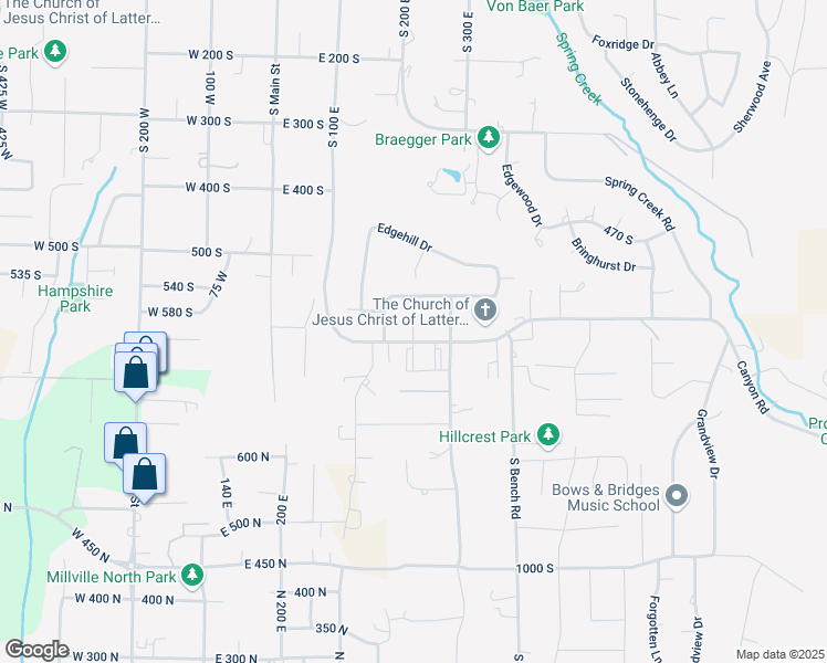map of restaurants, bars, coffee shops, grocery stores, and more near 184 Canyon Road in Providence