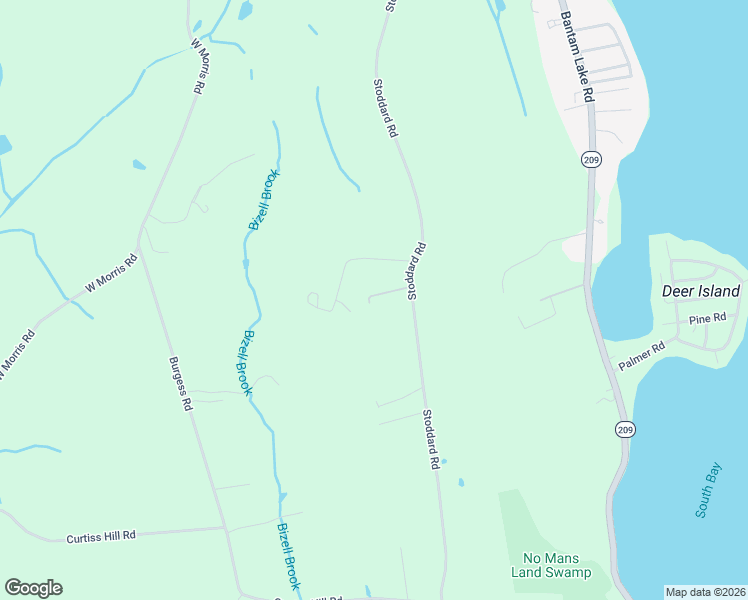map of restaurants, bars, coffee shops, grocery stores, and more near 203 Stoddard Road in Morris