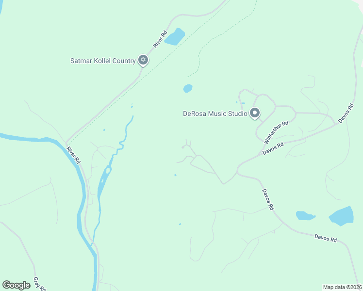 map of restaurants, bars, coffee shops, grocery stores, and more near 78 Davos Pointe in Fallsburg