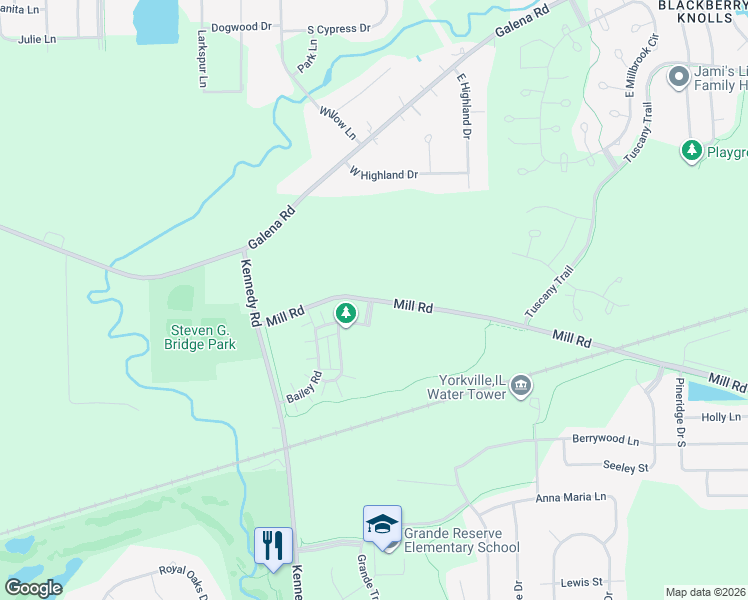 map of restaurants, bars, coffee shops, grocery stores, and more near 7699 Mill Road in Bristol
