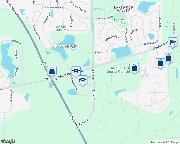 map of restaurants, bars, coffee shops, grocery stores, and more near 10140 Heggs Road in Oswego