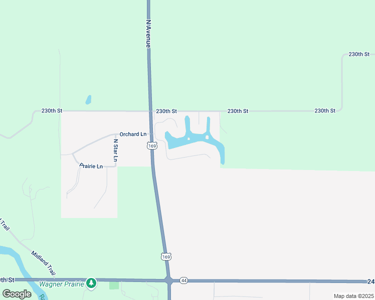 map of restaurants, bars, coffee shops, grocery stores, and more near 121 Lake Shore Drive in Dallas Center