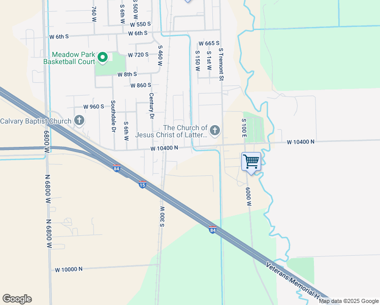 map of restaurants, bars, coffee shops, grocery stores, and more near 195 Rocket Road in Tremonton