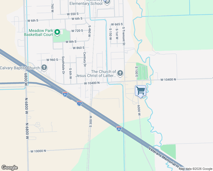 map of restaurants, bars, coffee shops, grocery stores, and more near in Tremonton