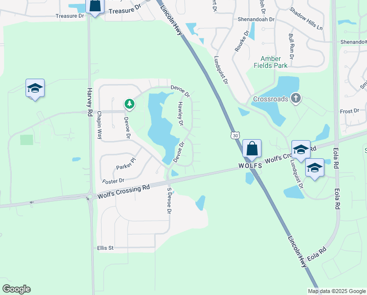 map of restaurants, bars, coffee shops, grocery stores, and more near 128 Devoe Drive in Oswego