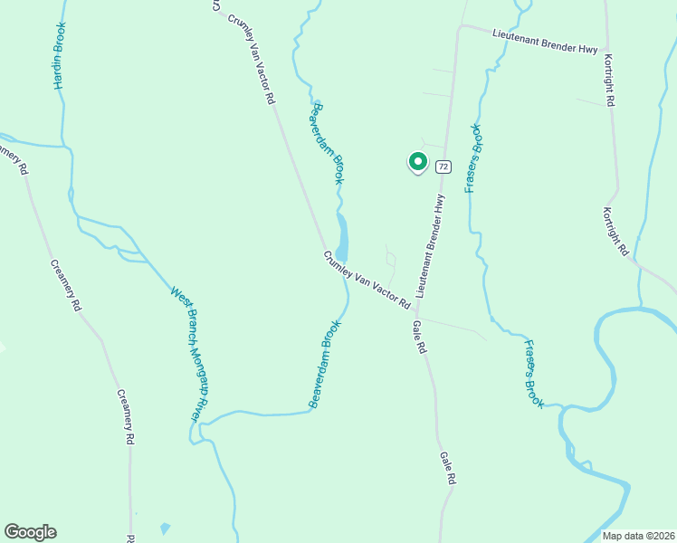 map of restaurants, bars, coffee shops, grocery stores, and more near 49-89 Crumley Van Vactor Road in Ferndale