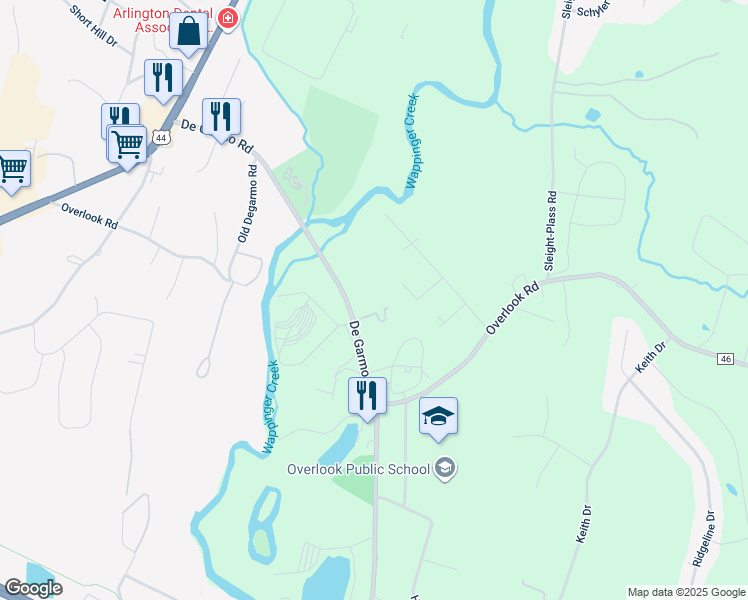 map of restaurants, bars, coffee shops, grocery stores, and more near in Arlington