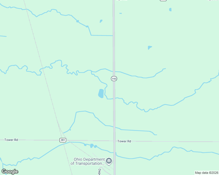 map of restaurants, bars, coffee shops, grocery stores, and more near 1991 Ohio 193 in Dorset