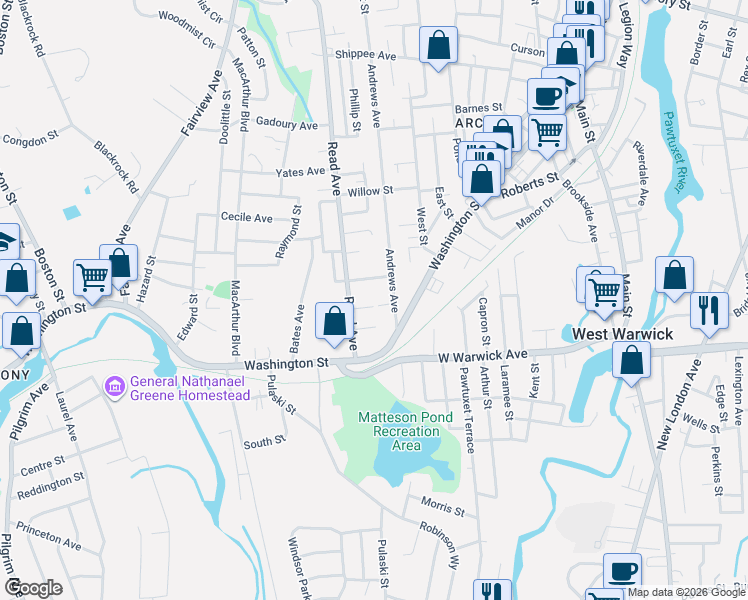 map of restaurants, bars, coffee shops, grocery stores, and more near 20 Hope Court in Coventry