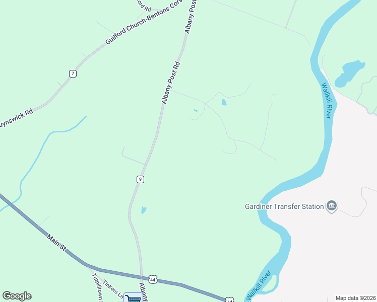 map of restaurants, bars, coffee shops, grocery stores, and more near 853 Albany Post Road in New Paltz