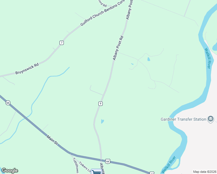 map of restaurants, bars, coffee shops, grocery stores, and more near 853 County Road 9 in New Paltz