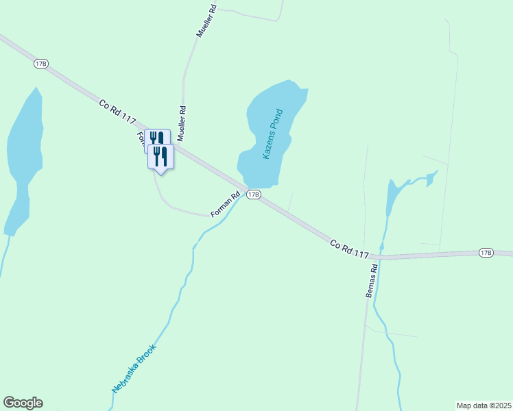 map of restaurants, bars, coffee shops, grocery stores, and more near 2901 New York 17B in Cochecton