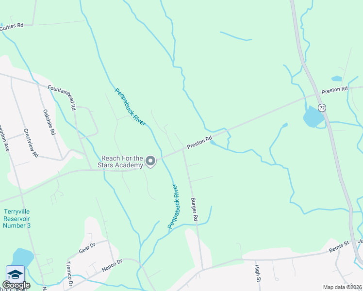 map of restaurants, bars, coffee shops, grocery stores, and more near 226 Preston Road in Plymouth