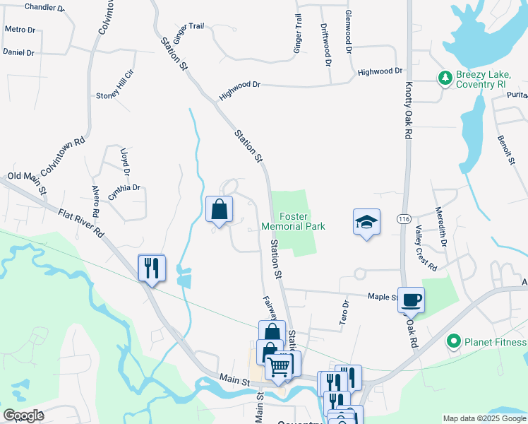 184 Station Street, Coventry RI Walk Score