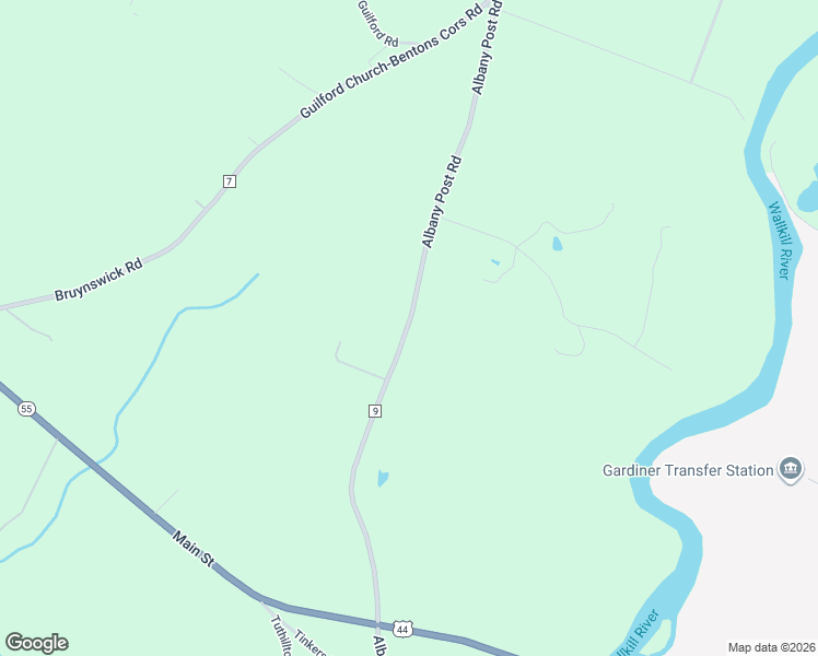 map of restaurants, bars, coffee shops, grocery stores, and more near 853 County Road 9 in New Paltz