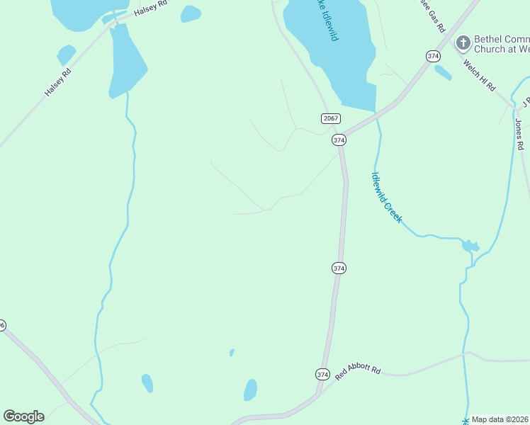 map of restaurants, bars, coffee shops, grocery stores, and more near Idlewild Ln in Union Dale