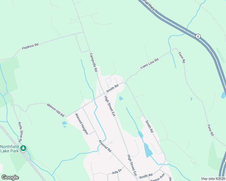 map of restaurants, bars, coffee shops, grocery stores, and more near 525 Smith Road in Thomaston