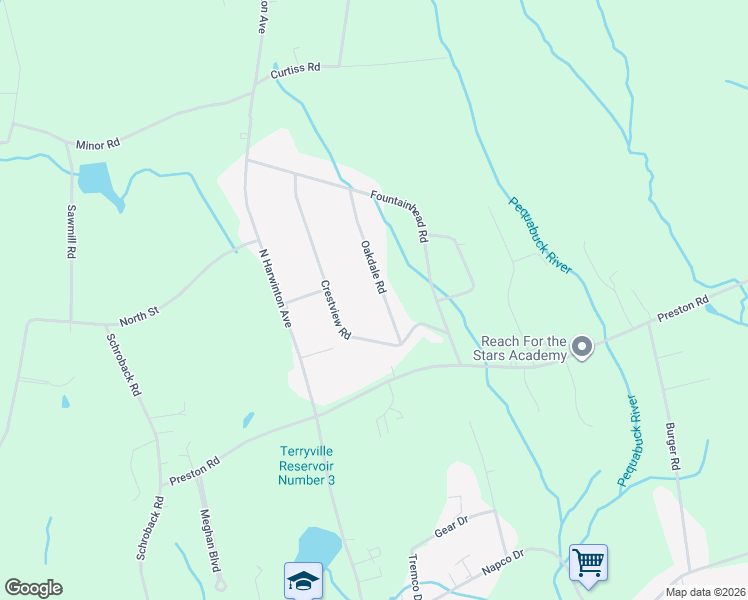 map of restaurants, bars, coffee shops, grocery stores, and more near 18 Oakdale Road in Plymouth