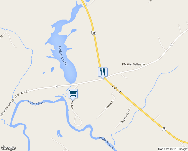 map of restaurants, bars, coffee shops, grocery stores, and more near 1014 Bruynswick Road in Gardiner