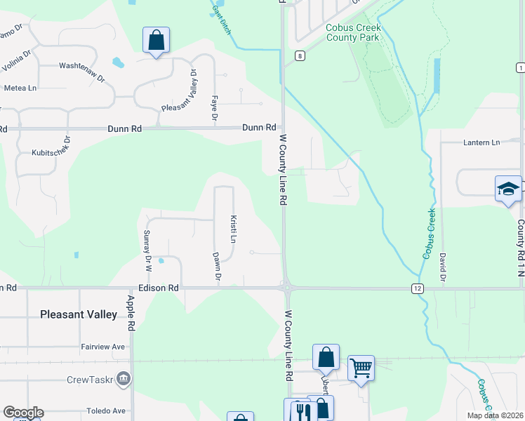 map of restaurants, bars, coffee shops, grocery stores, and more near in Osceola
