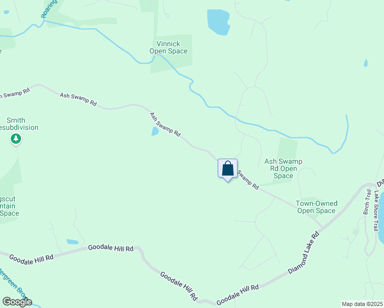 map of restaurants, bars, coffee shops, grocery stores, and more near 390 Ash Swamp Road in Glastonbury