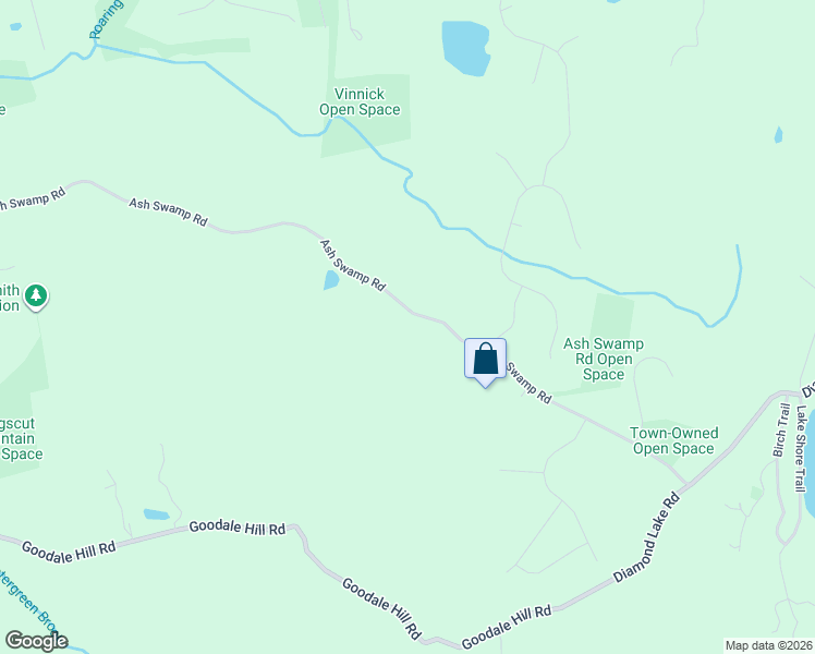 map of restaurants, bars, coffee shops, grocery stores, and more near 390 Ash Swamp Road in Glastonbury