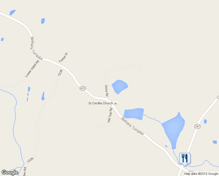 map of restaurants, bars, coffee shops, grocery stores, and more near 30 Dozy Rd in Honesdale