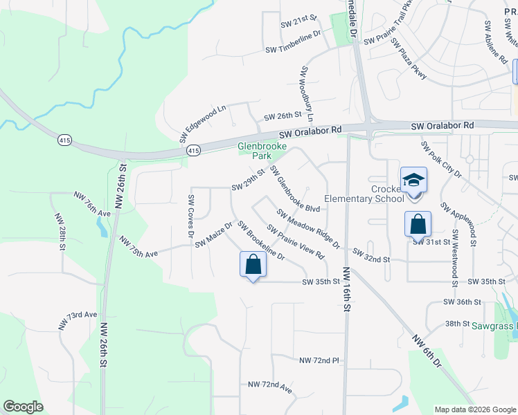map of restaurants, bars, coffee shops, grocery stores, and more near 2925 Southwest Meadow Ridge Drive in Ankeny