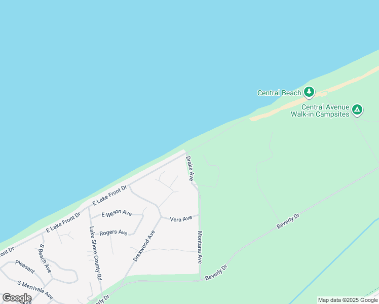 map of restaurants, bars, coffee shops, grocery stores, and more near 903 East Lake Front Drive in Michigan City