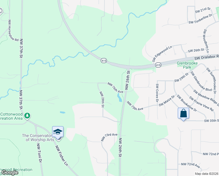 map of restaurants, bars, coffee shops, grocery stores, and more near 2718 Northwest 76th Avenue in Ankeny