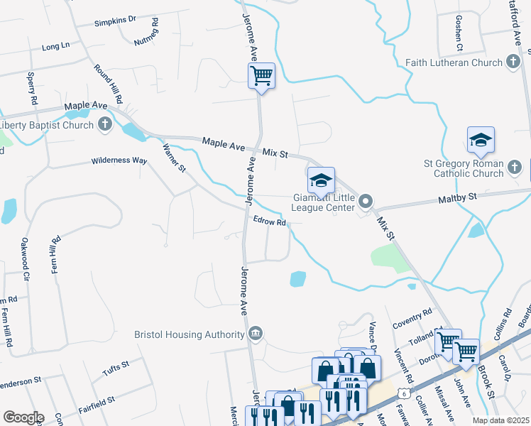 map of restaurants, bars, coffee shops, grocery stores, and more near 121 Dorothy Road in Bristol