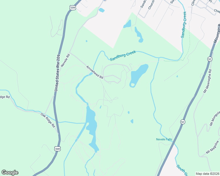 map of restaurants, bars, coffee shops, grocery stores, and more near 1178 Arrowhead Road in Ellenville