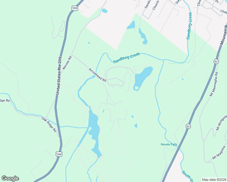 map of restaurants, bars, coffee shops, grocery stores, and more near 1178 Arrowhead Road in Ellenville