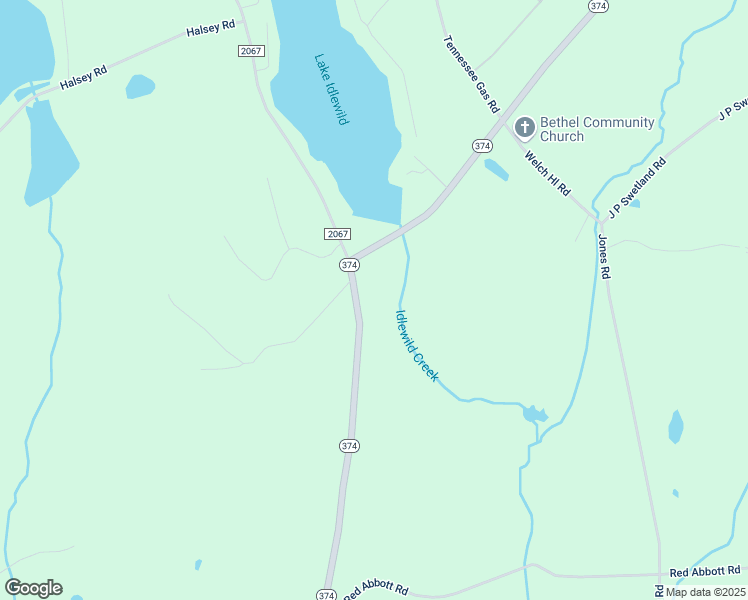 map of restaurants, bars, coffee shops, grocery stores, and more near 115 Idlewild Lane in Susquehanna County