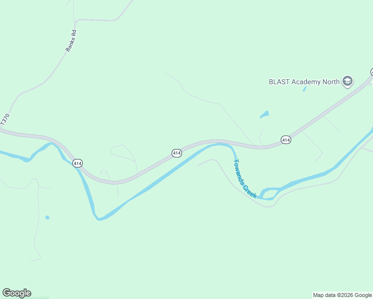 map of restaurants, bars, coffee shops, grocery stores, and more near 20739 Pennsylvania 414 in Monroe