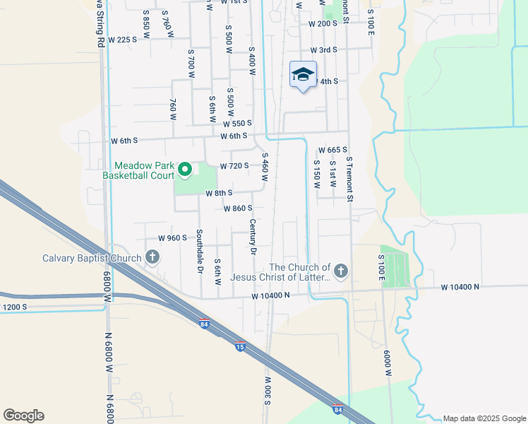 map of restaurants, bars, coffee shops, grocery stores, and more near 472 West 860 South in Tremonton
