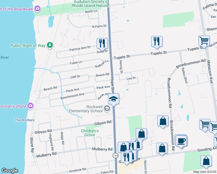 map of restaurants, bars, coffee shops, grocery stores, and more near in Bristol
