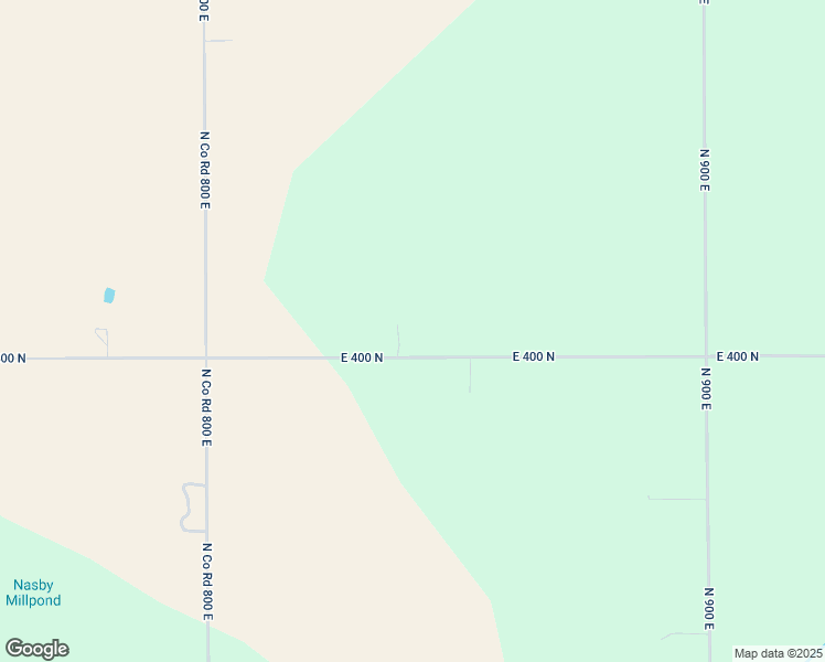 map of restaurants, bars, coffee shops, grocery stores, and more near 8405 East 400 North in Howe