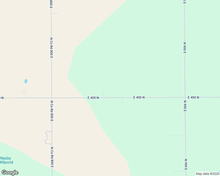 map of restaurants, bars, coffee shops, grocery stores, and more near 8405 East 400 North in Howe