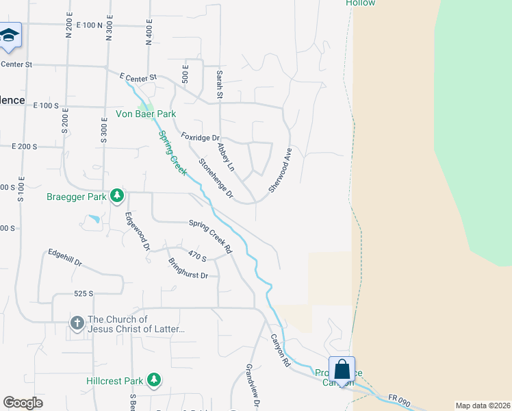 map of restaurants, bars, coffee shops, grocery stores, and more near 310A Abbey Lane in Providence