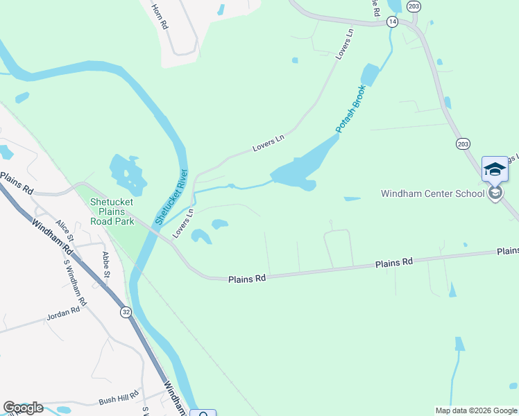 map of restaurants, bars, coffee shops, grocery stores, and more near 48 Sycamore Terrace in Windham