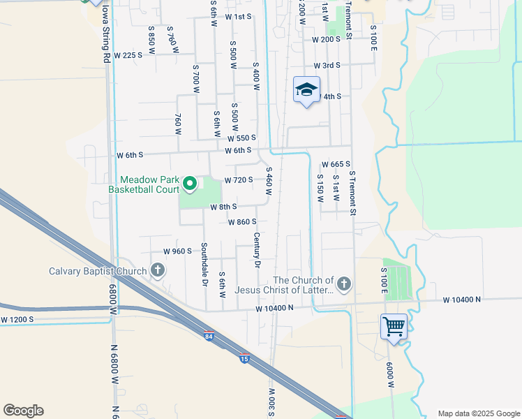 map of restaurants, bars, coffee shops, grocery stores, and more near 821 Century Drive in Tremonton