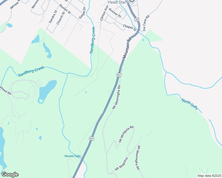 map of restaurants, bars, coffee shops, grocery stores, and more near 5195 New York 52 in Ellenville