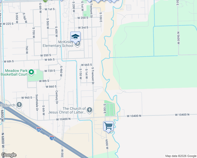 map of restaurants, bars, coffee shops, grocery stores, and more near 835 South Tremont Street in Tremonton