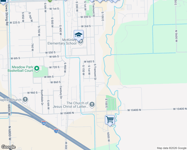 map of restaurants, bars, coffee shops, grocery stores, and more near 835 South Tremont Street in Tremonton