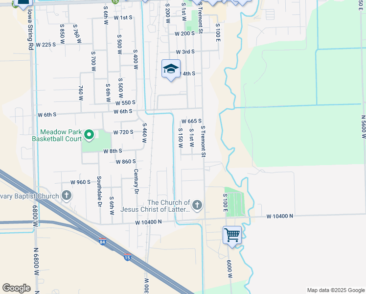 map of restaurants, bars, coffee shops, grocery stores, and more near 795 South 150 West in Tremonton