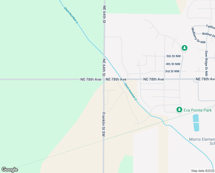 map of restaurants, bars, coffee shops, grocery stores, and more near 6425 Northeast 78th Avenue in Bondurant