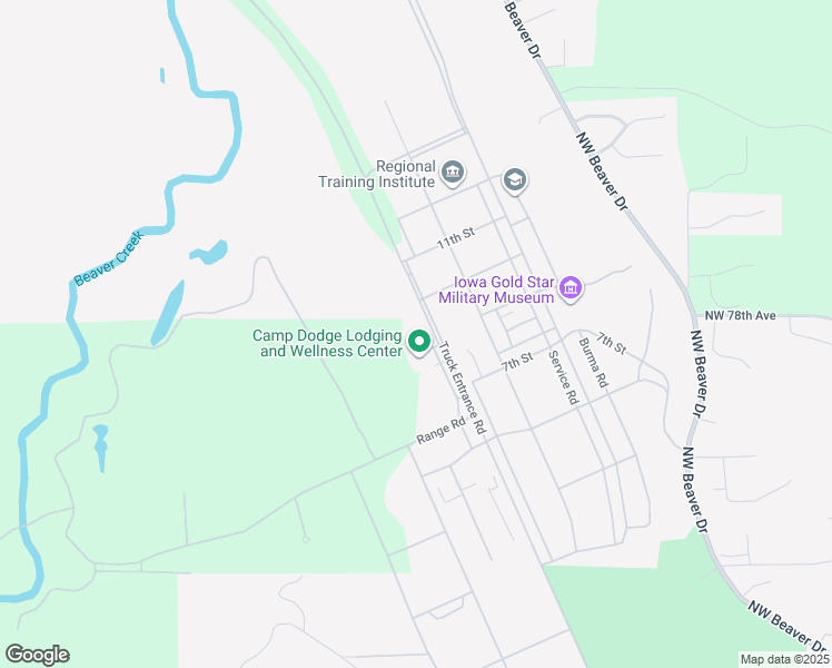 map of restaurants, bars, coffee shops, grocery stores, and more near 6763 Pioneer Parkway in Johnston