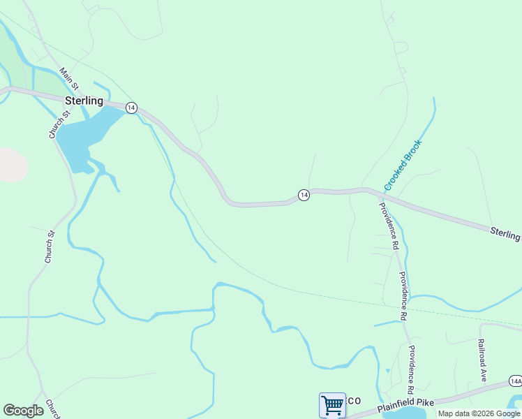 map of restaurants, bars, coffee shops, grocery stores, and more near 629 Sterling Road in Sterling